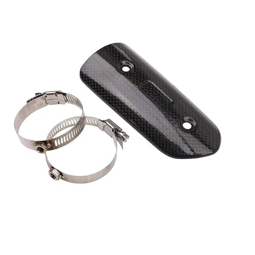 Auspuff Hitzeschutzblech Motorrad Auspuff Schalldämpfer Carbon Fiber Protector Escape Carbon Fiber Hitzeschild Abdeckung Schutz Anti-verbrühungen Für Z900 von YBGTRS