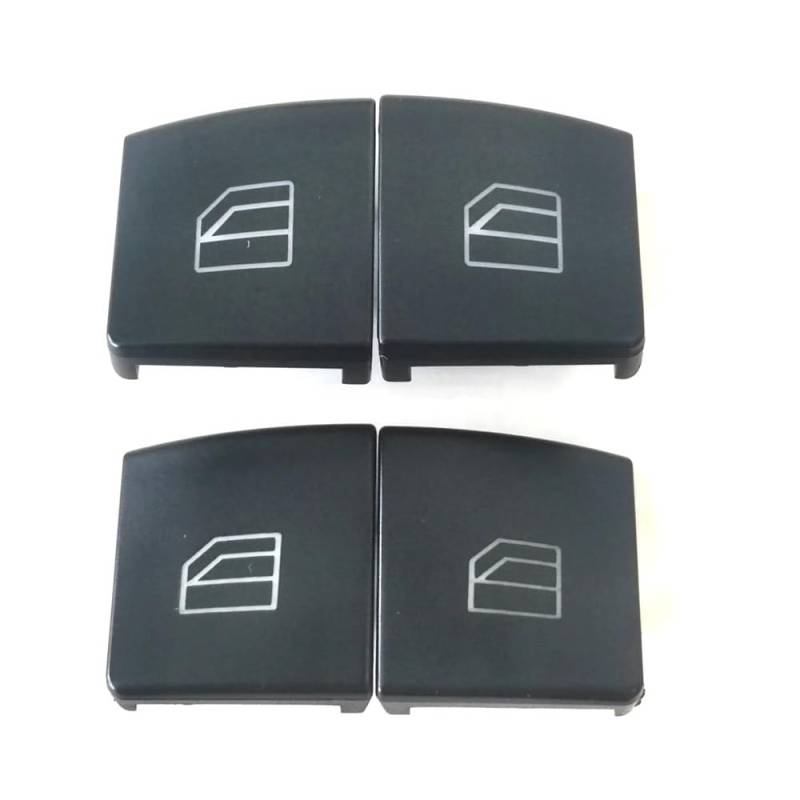 Auto Fensterschalter 4Pcs Auto Power Fenster Schalter Taste Abdeckung Für Benz W204 C-Klasse W212 W242 W246 W166 W176 W204 E-Klasse E200 A2049055402 Fensterheberschalter Fensterschalter von YBGTRS