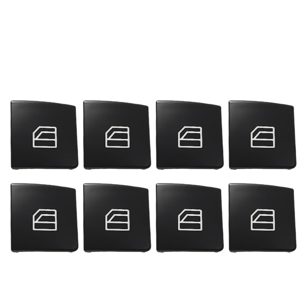 Fensterheber Steuertaste 1-10P Auto Fenster Aufstieg Taste Schalter Taste Abdeckung Cap Auto Glas Lift Power Control Taste Für Benz C GLK E W204/212 X204 Steuertaste Fenster Schalter(Number 2 8Pcs) von YBGTRS