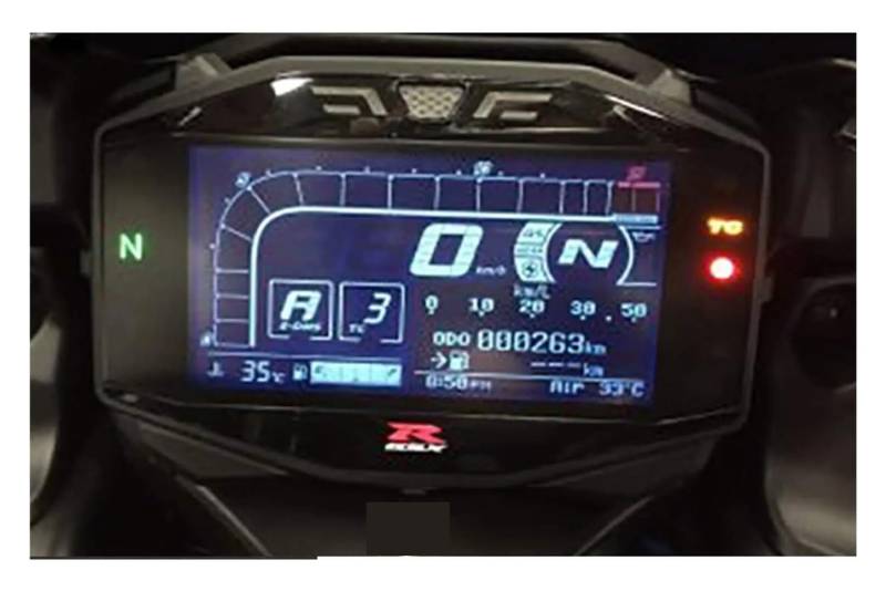 Kratz-Cluster-Bildschirm Motorrad Dashboard Instrument Tacho Film Schutz Aufkleber Für Suzuki GSXR1000 2017-2018 von YBGTRS