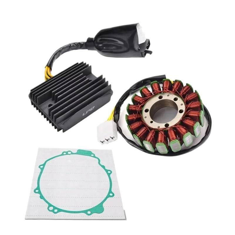 Spule Magneto Stator Generator Für VFR800 VFR 800 VFR-800 2002 2003 2004 2005 2006 2007 2008-2013 Spannungsregler Gleichrichter + Motor Magneto Stator Spule von YBGTRS