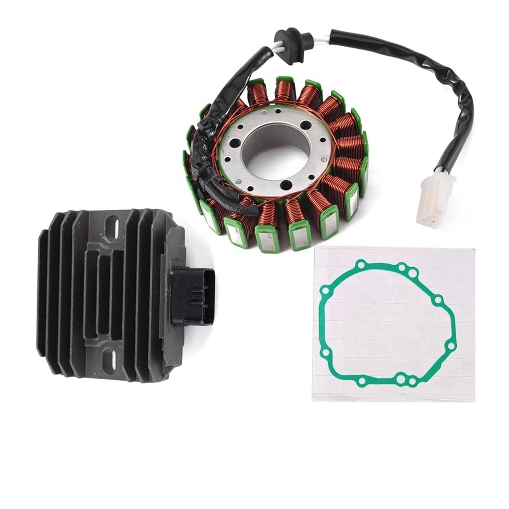 Spule Magneto Stator Generator GSR 400 600 Motor Stator Spule + Spannungsreglergleichrichter Für Su&zuki GSR400 GSR600 GSR-400 GSR-600 2006-2010 Mit Dichtung von YBGTRS