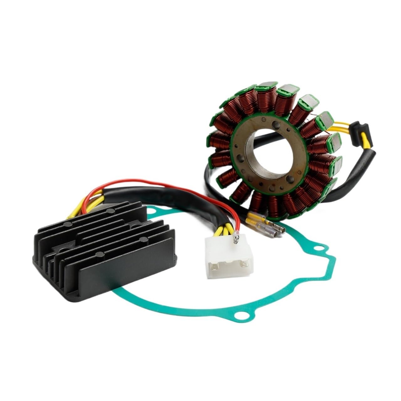 Spule Magneto Stator Generator Motorrad Gleichrichter Stator Dichtung Magneto Stator + Spannungsgleichrichter + Dichtung Für Kaw&asaki KZ 550 KZ550A 1981-1982 von YBGTRS