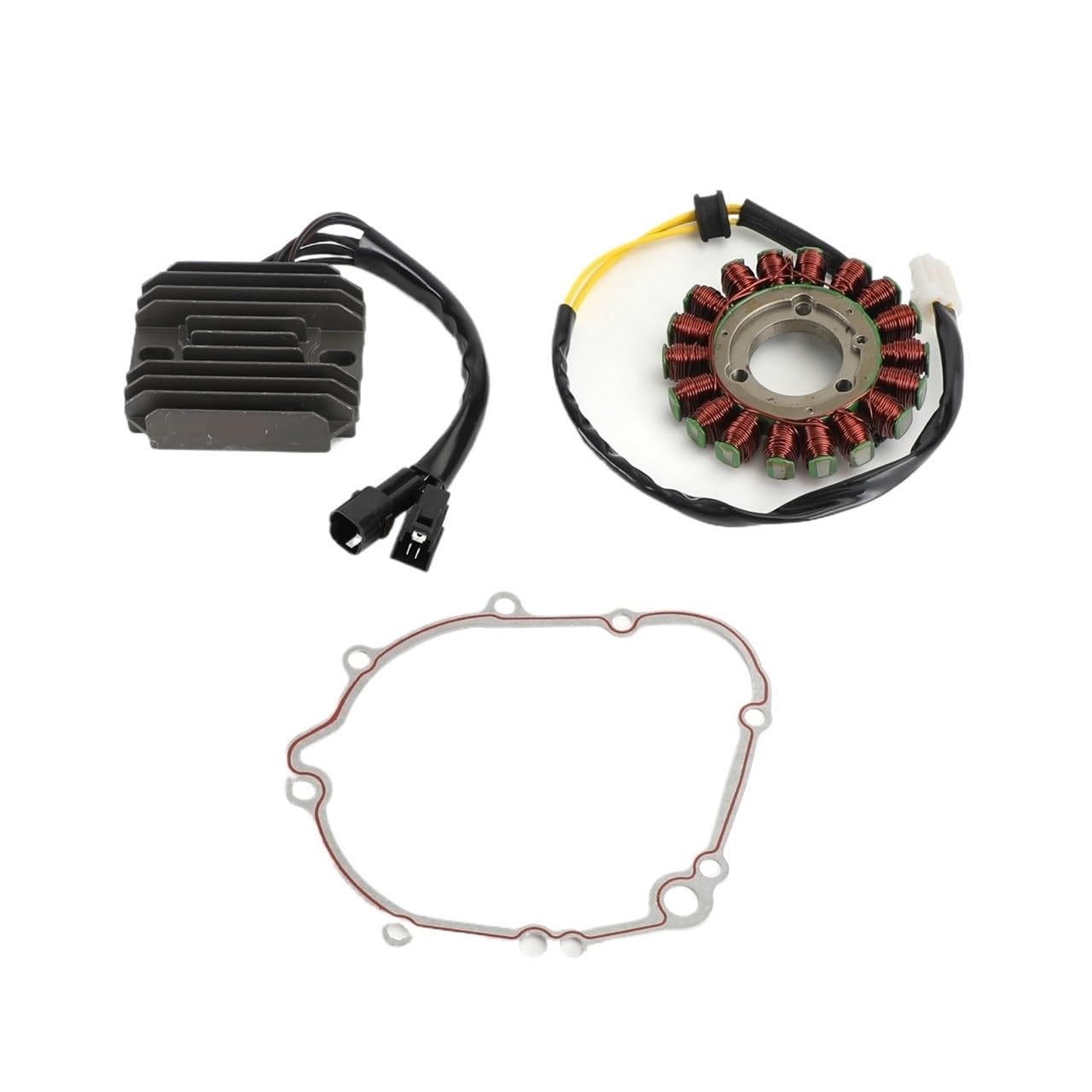 Spule Magneto Stator Generator Motorrad Regler Stator Spule Dichtung Für Su&zuki GSXR 600 GSX-R 750 2006 2007 K6 K7 31401-01H00 32800-02H00 Teile von YBGTRS