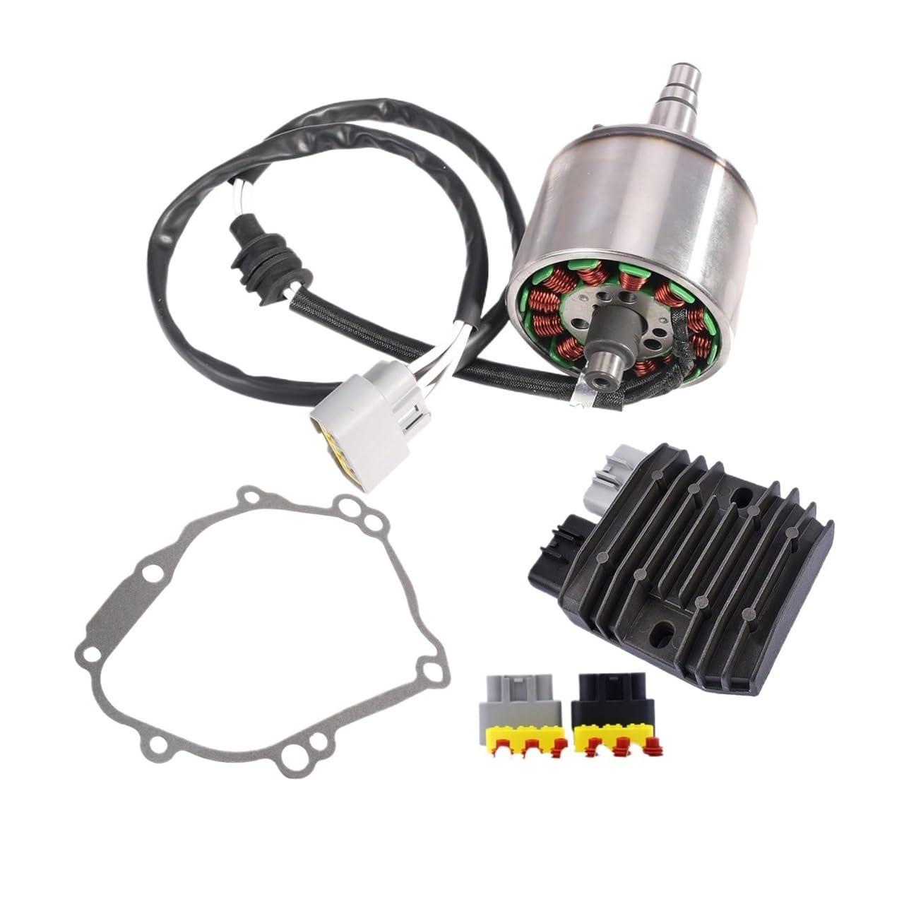 Spule Magneto Stator Generator Motorrad Rotor Stator Spule Spannung Gleichrichter Dichtung Generator Abdeckung Set Für Yam&aha FZ1-N FZ1-S FZ8-N FZ8-S YZF-R1 2SH-81450-00 von YBGTRS