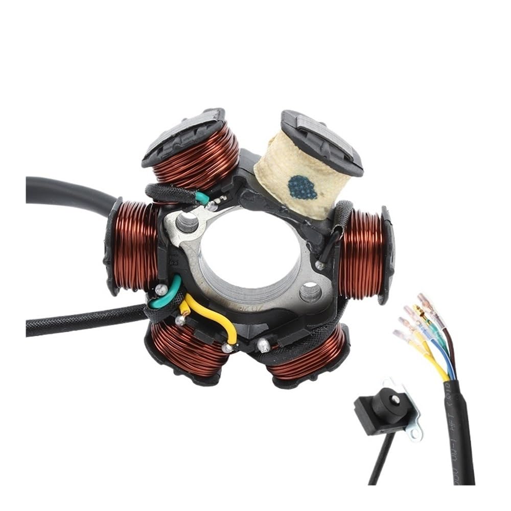 Spule Magneto Stator Generator Motorrad Stator Spulen Für ZS1P62YML-2 2V ZS190 Für Zongshen 190cc 2v Motor Mit Starter Starten Magneto Generator Zündung von YBGTRS