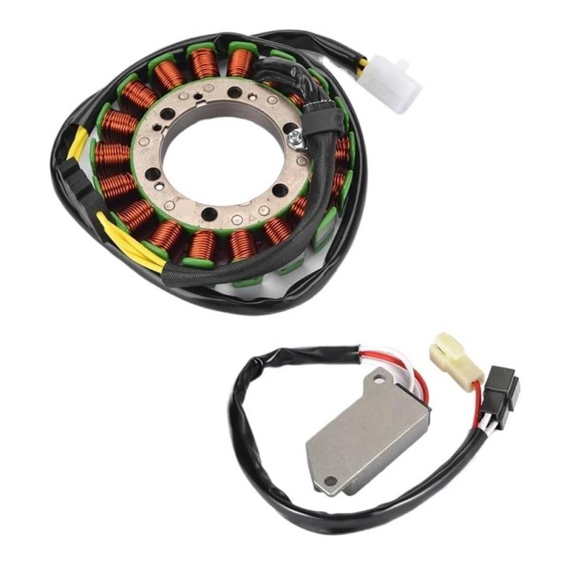 Spule Magneto Stator Generator XV 400 500 535 Stator Spule + Regler Gleichrichter Mit Dichtung Für Yam&aha XV400 XV500 XV535 Virago 400 500 535 von YBGTRS