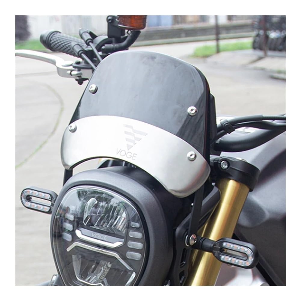 Windabweiser Motorrad Retro Stil Windschutzscheibe Windschutz Windschutz Abdeckung Für LONCIN Für VOGE 500AC 500 AC Windabweiser von YBGTRS