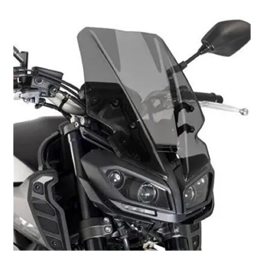 Windabweiser Motorrad Sport Touring Windschutzscheibe Windschutz Windabweiser Für Yam&aha MT09 2017-2020 MT-09 FZ-09 FZ09 MT 09 2020 von YBGTRS
