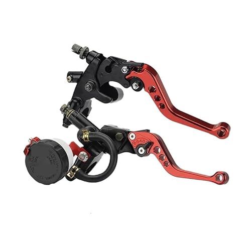 Brake Clutch Levers Universal Motorrad Einstellbare Kupplung Bremse Hauptzylinder Reservoir Hebel Kit für Yam&aha für Ka&wasaki für Du&Cati für Ap&rilia von YBRAVO