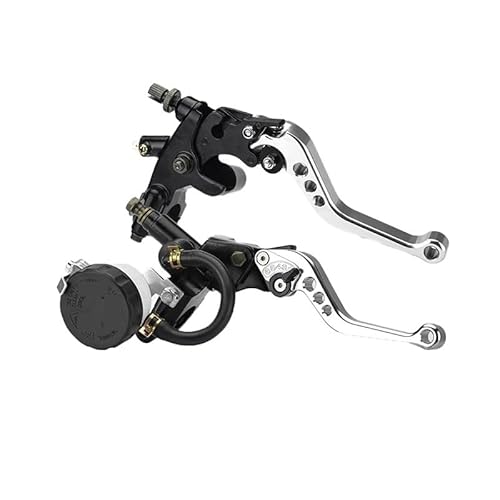 Brake Clutch Levers Universal Motorrad Einstellbare Kupplung Bremse Hauptzylinder Reservoir Hebel Kit für Yam&aha für Ka&wasaki für Du&Cati für Ap&rilia von YBRAVO