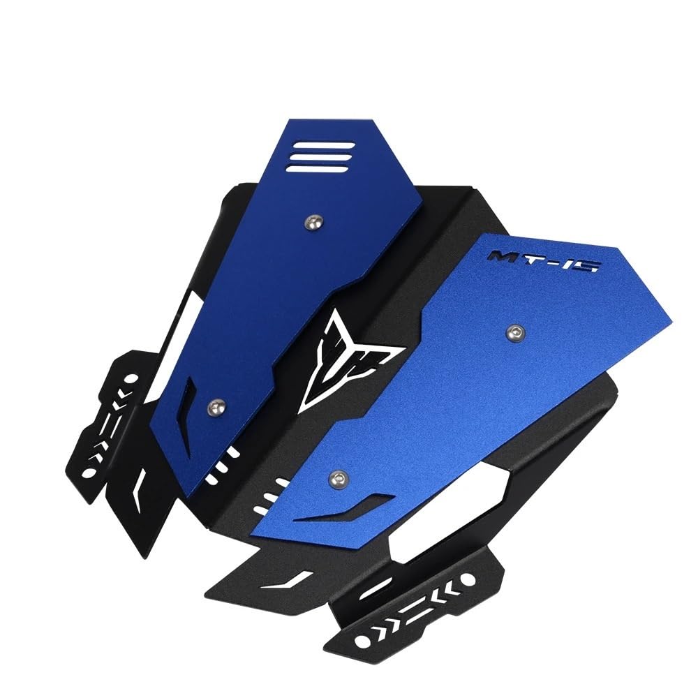 YBRAVO Motorrad Windabweiser Windschild Für YAM&AHA MT15 MT-15 MT125 MT-125 MT 15 125 Motorrad Zubehör Windschutzscheibe Windabweiser Schutz Windschutzscheibe Winddichte Kapuze von YBRAVO