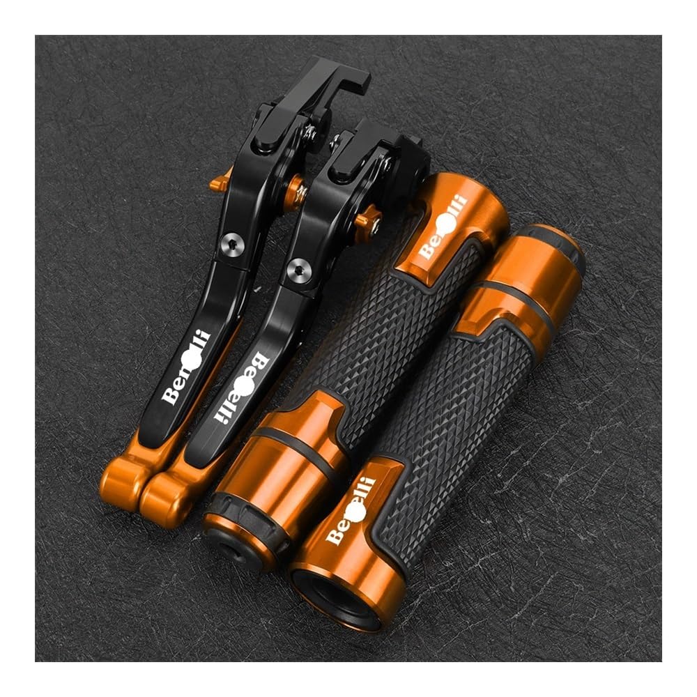 YBRAVO Brake Clutch Levers Für Be&Nelli BN 125 BN 150 TNT 150i BN125 Motorradzubehör CNC-Aluminium Einstellbare Kupplung Bremshebel Lenkergriffe Enden von YBRAVO