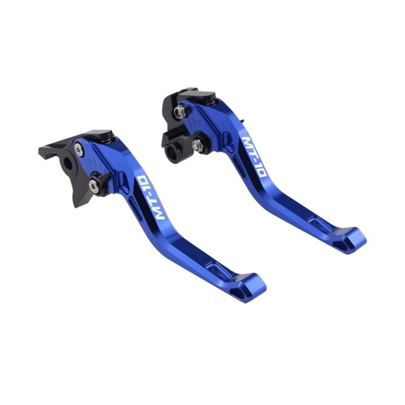 YBRAVO Brake Clutch Levers Für MT-10 MT10 MT 10 2016-2021 Motorradzubehör Kurze Bremskupplungshebel Verstellbarer Griffsatz Bremskupplungshebel von YBRAVO