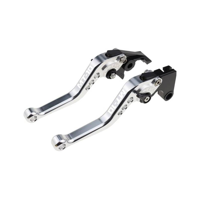 YBRAVO Brake Clutch Levers Für MT-10 MT10 MT 10 2016-2021 Motorradzubehör Kurze Bremskupplungshebel Verstellbarer Griffsatz Bremskupplungshebel von YBRAVO