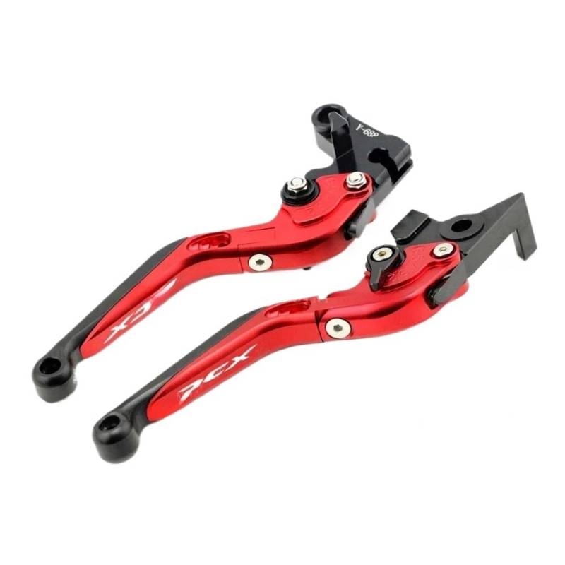 YBRAVO Brake Clutch Levers Für h&ond&a PCX 160 PCX160 2021 2022 Vorne Hinten Bremshebel Motorrad Zubehör Einparkhilfe Einstellbare Stretch Falten Spurstange von YBRAVO