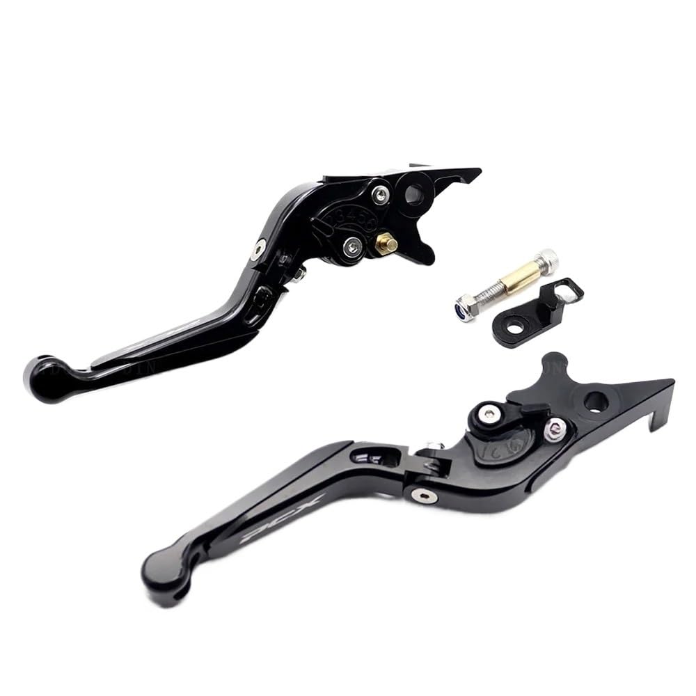 YBRAVO Brake Clutch Levers Für h&ond&a PCX 160 PCX160 2021 2022 Vorne Hinten Bremshebel Motorrad Zubehör Einparkhilfe Einstellbare Stretch Falten Spurstange von YBRAVO