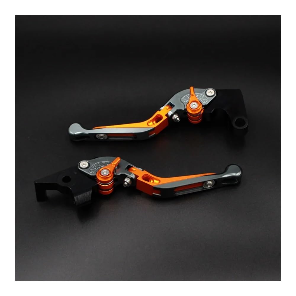 YBRAVO Brake Clutch Levers Für h&ond&a Silver Wing GT 400 600 2001-2017 GT400 GT600 Motorrad Klappbar Ausziehbar CNC Moto Einstellbare Kupplung Bremshebel von YBRAVO