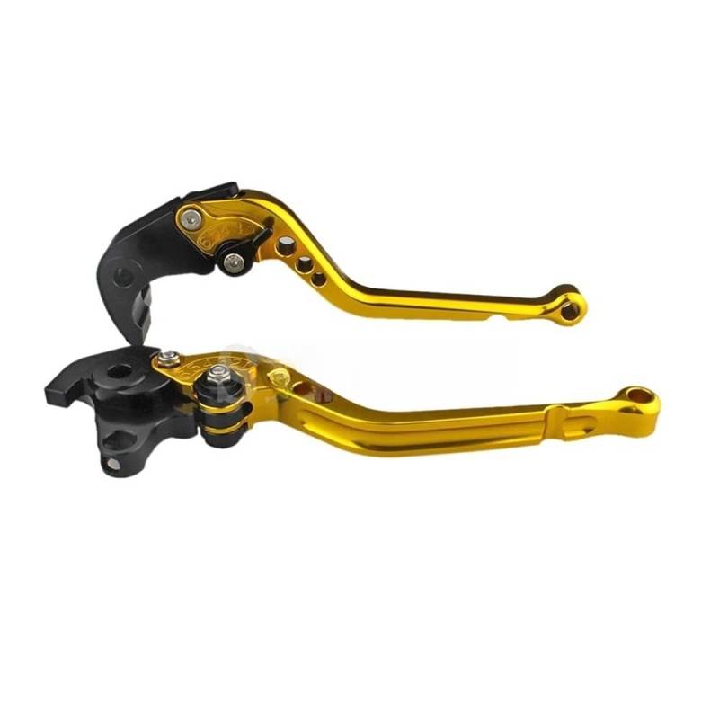 YBRAVO Brake Clutch Levers Lange Und Kurze Motorrad Einstellbare CNC-Bremskupplungshebel Für Kawasaki ZX6R 636 2007-2016 ZX10R 2006-2015 Z1000 2007-2016 Z750R von YBRAVO