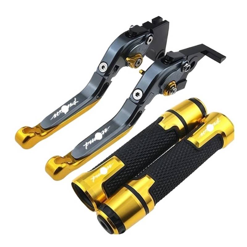 YBRAVO Brake Clutch Levers Motorrad-Klapp-, Ausziehbare CNC-Moto-Kupplungsbremshebel, Verstellbare Lenkerendengriffe, Passend Für Bajaj Pulsar 200 NS/200 RS/200 A von YBRAVO