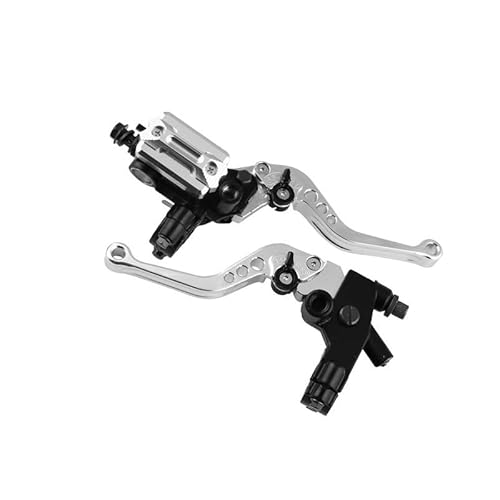 YBRAVO Brake Clutch Levers Motorrad-Tuning-Teile 7/8 22cm Lenkerhebel Hauptbremszylinder Oberpumpe Hydraulische Bremskupplung Handbremse von YBRAVO