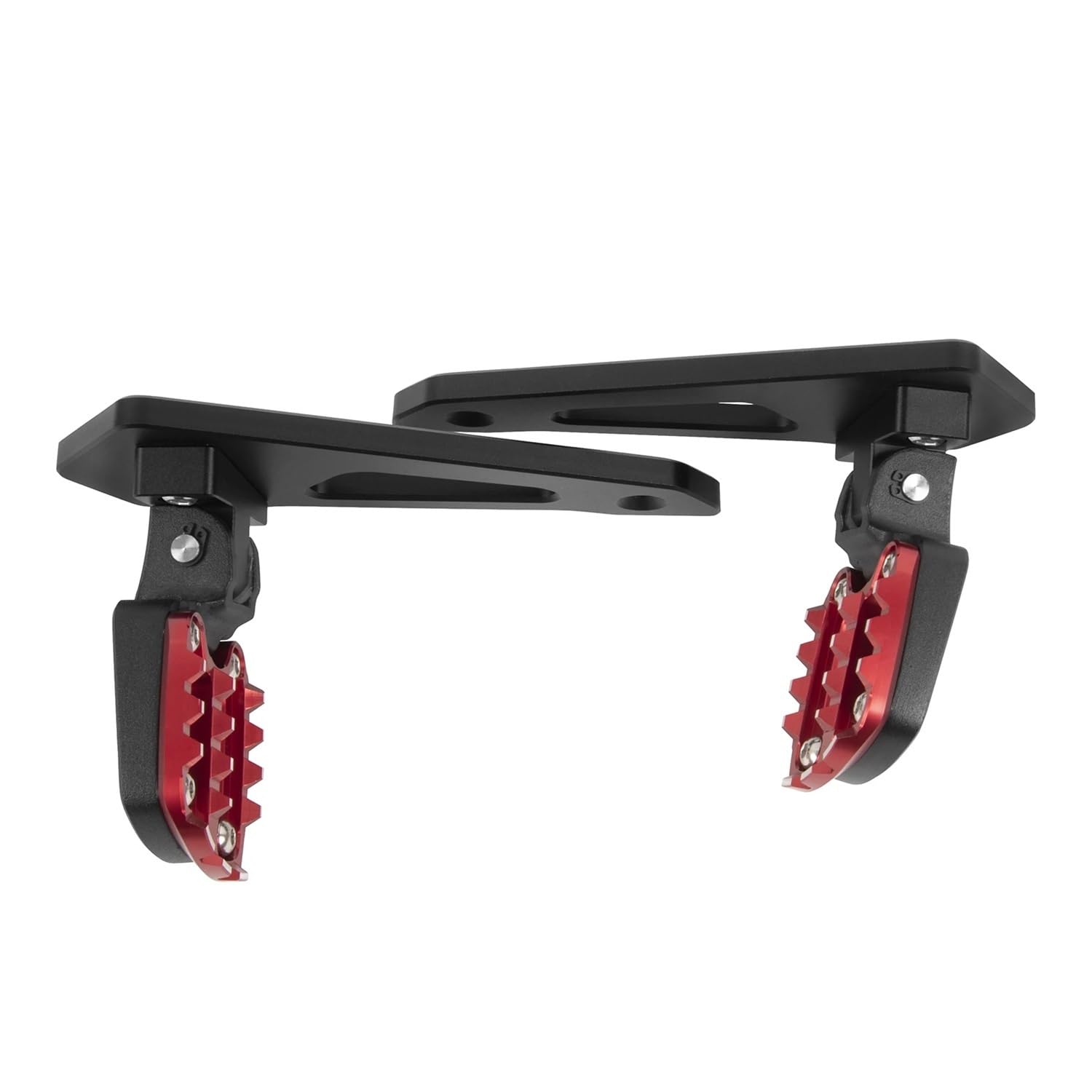 YBRAVO Fußrasten Motorrad Für XADV750 X-ADV750 X-ADV 750 2021-2023 Hinten Pedal Fuß Stehen Klapp Fußstützen Motorrad Passagier Pegs Zubehör von YBRAVO