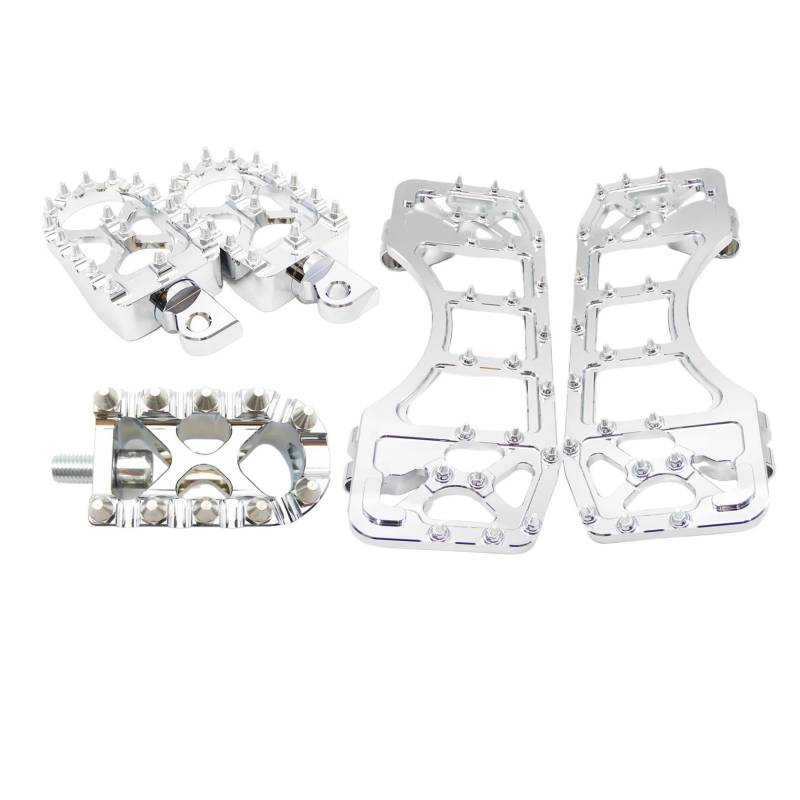 YBRAVO Fußrasten Motorrad Motorrad-Fußrasten Pedale Schalthebel Schalthebel Pegs Für Für Touring Für Road Für Glide Für Softail Für FLST Für Dyna von YBRAVO