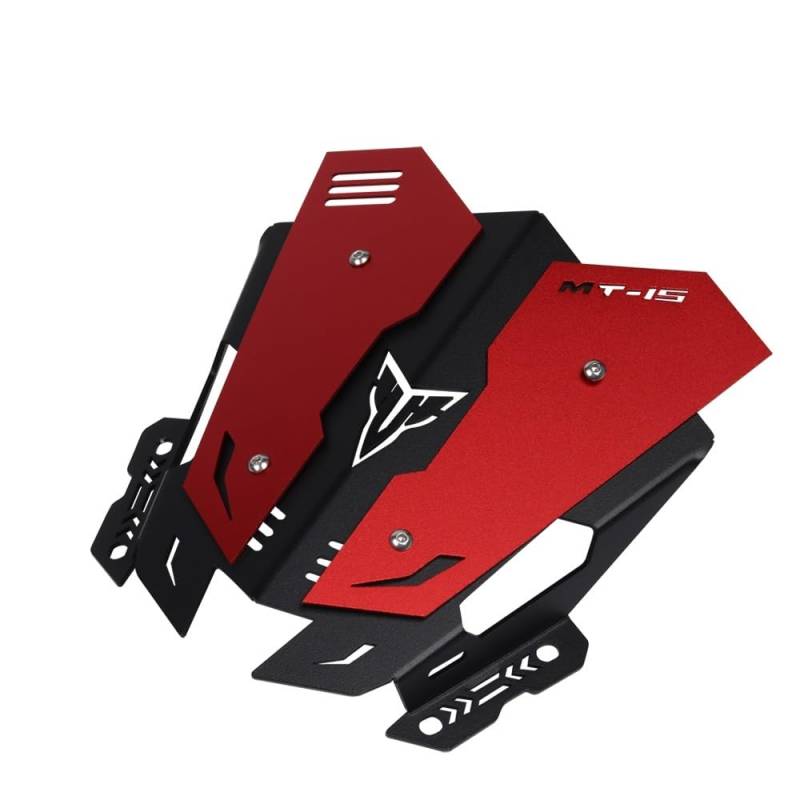 YBRAVO Motorrad Windabweiser Windschild Für YAM&AHA MT15 MT-15 MT125 MT-125 MT 15 125 Motorrad Zubehör Windschutzscheibe Windabweiser Schutz Windschutzscheibe Winddichte Kapuze von YBRAVO