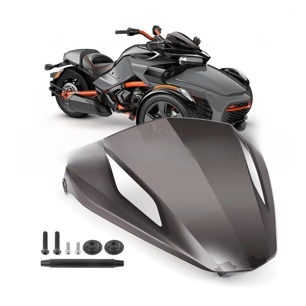 YBRAVO Motorrad Windabweiser Windschild Motorrad Windschutzscheibe Frontscheibe Deflektor Für Can AM Spyder F3 F3-S 2015-2022 Zubehör Ersetzen 219400531 von IUSOT