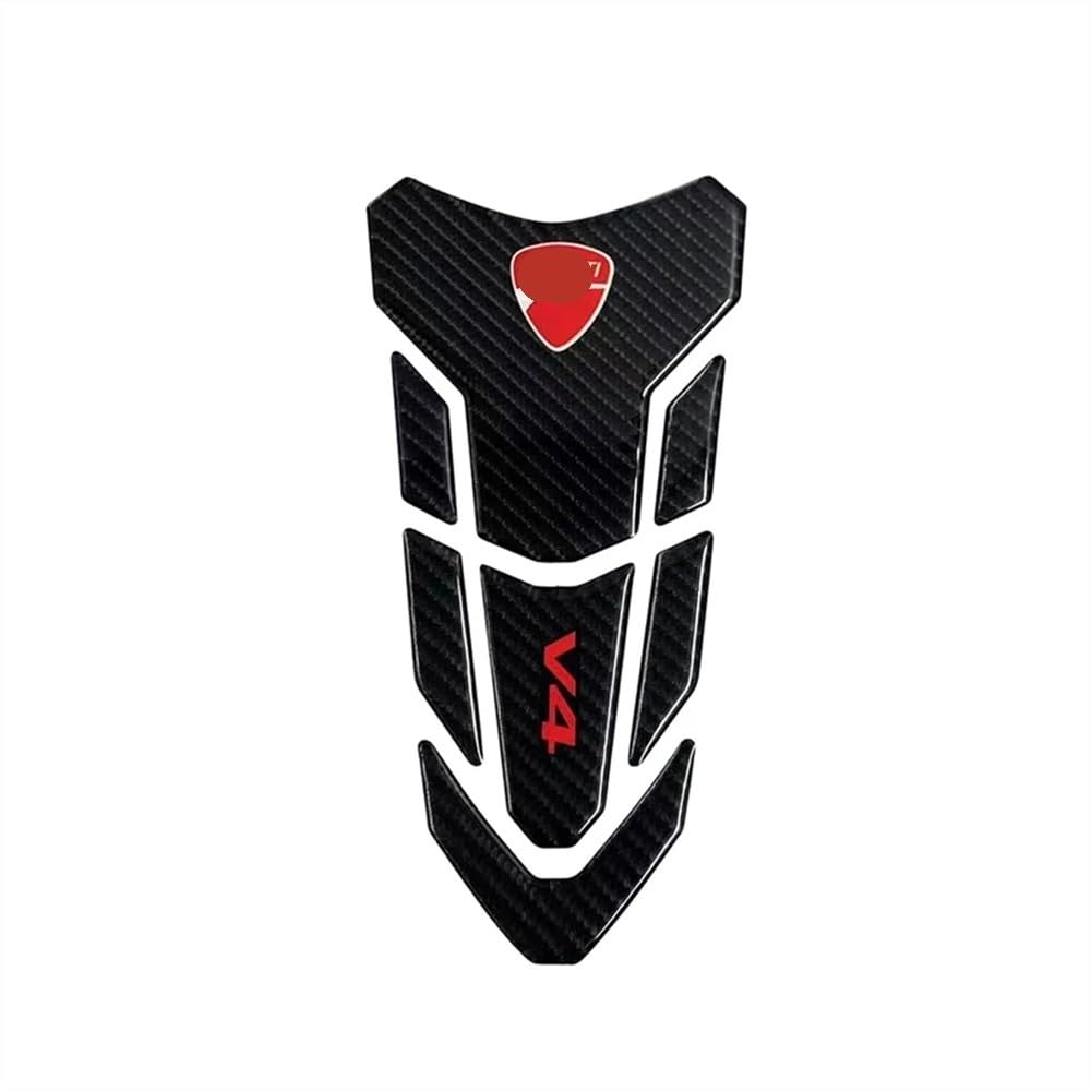 YBRAVO Tank pad Protector Tankpad Streetfighter V4 S Für D&ucati Kraftstofftank-Griffpolster Knie-Traktion V4 Modify Panigale V4S Tank Anti-Kratz-Pad 2021–2018 von YBRAVO