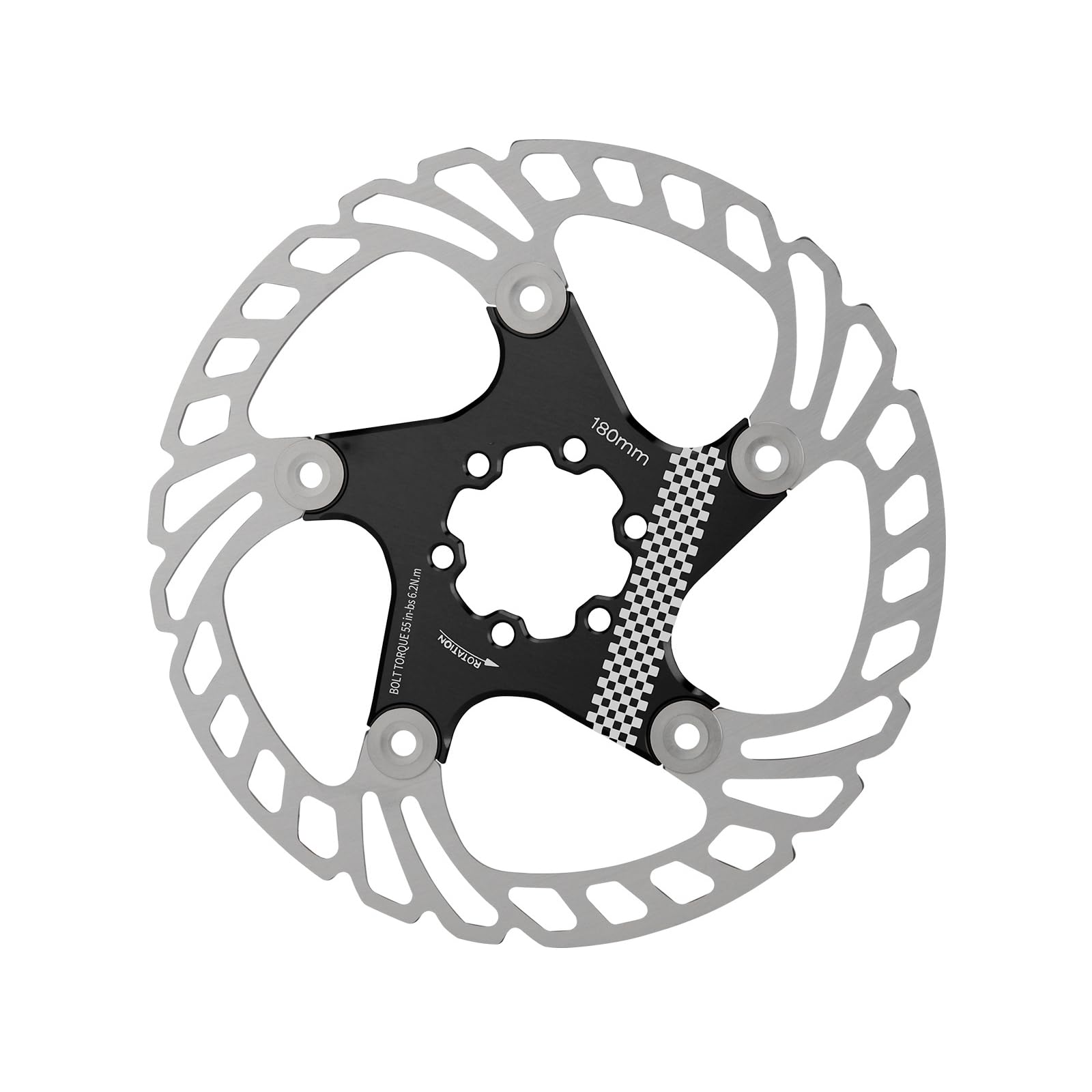 Fahrräder Floating Disc Bremsbremsrotor 140 Mm/160 Mm/180 Mm Edelstahlrad Fahrrad Rotor Mit 6 Schrauben Für Bergfahrräder von YCHUCH