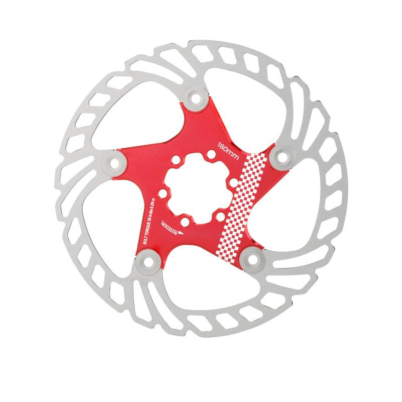 Fahrräder Floating Disc Bremsbremsrotor 140 Mm/160 Mm/180 Mm Edelstahlrad Fahrrad Rotor Mit 6 Schrauben Für Bergfahrräder von YCHUCH