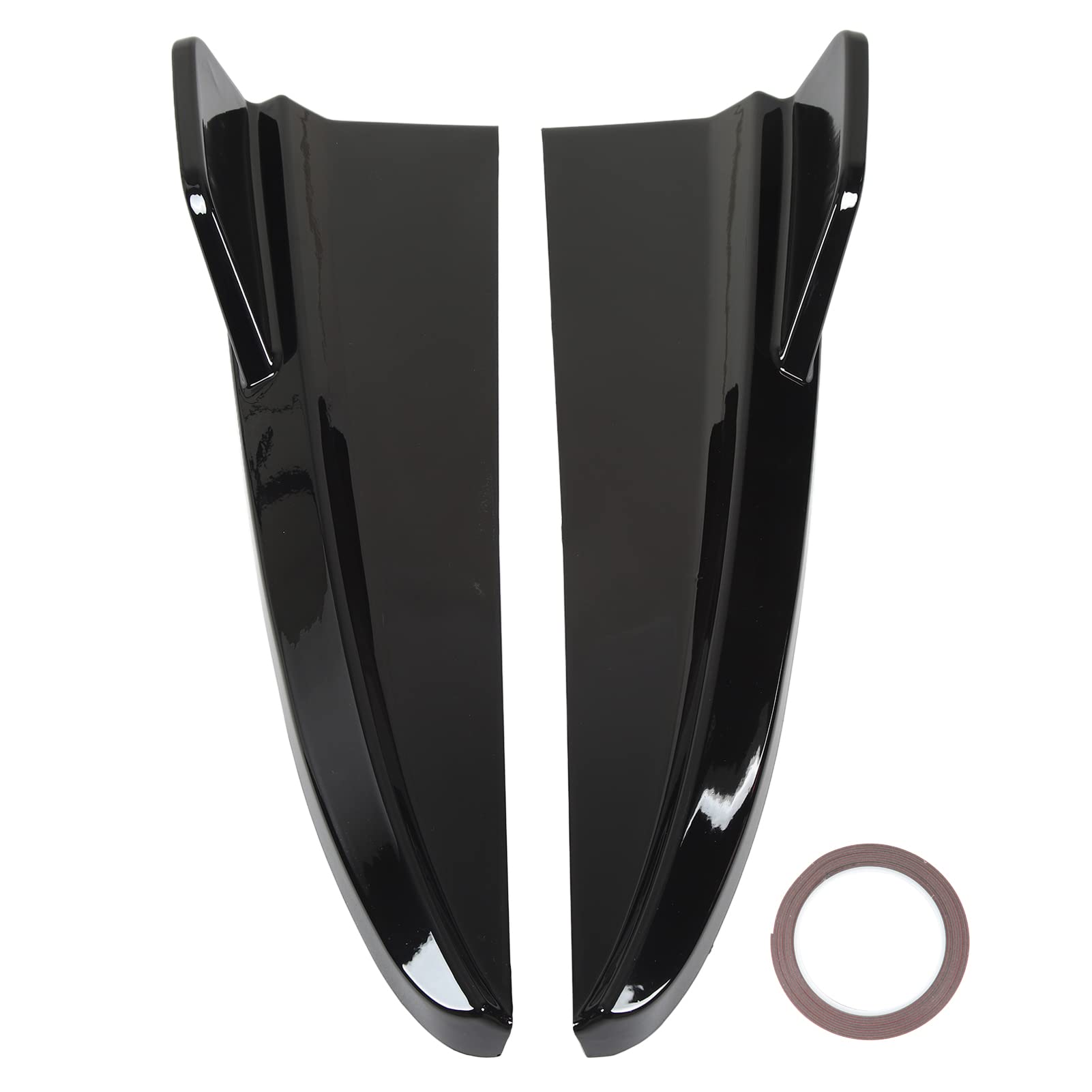 1 Paar Auto-Mods, Heckdiffusor, Frontstoßstange, Heckstoßstange, Heckstoßstange, Lippendiffusor, Heckseitensplitter, Ersatz für C-Klasse W205 C43 AMG Line 2015 2021 (Kohlenstoffkorn) von YCRGYYBD