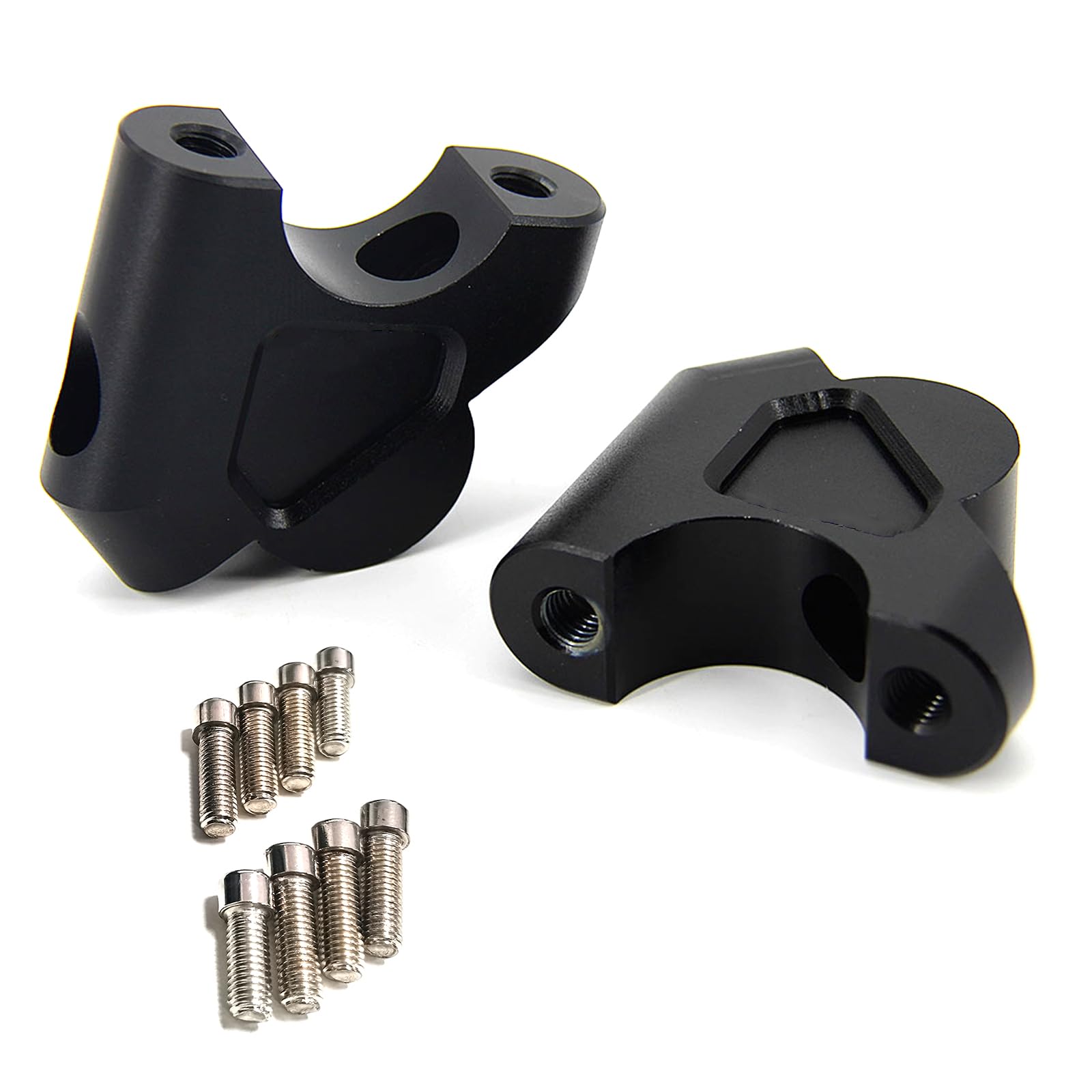 YDADV Lenker Risers Klemmhalterung Einsteller Für BMW R1200GS R1250GS R 1250 GS LC Adventure Motorrad Zubehör (Schwarz) von YDADV