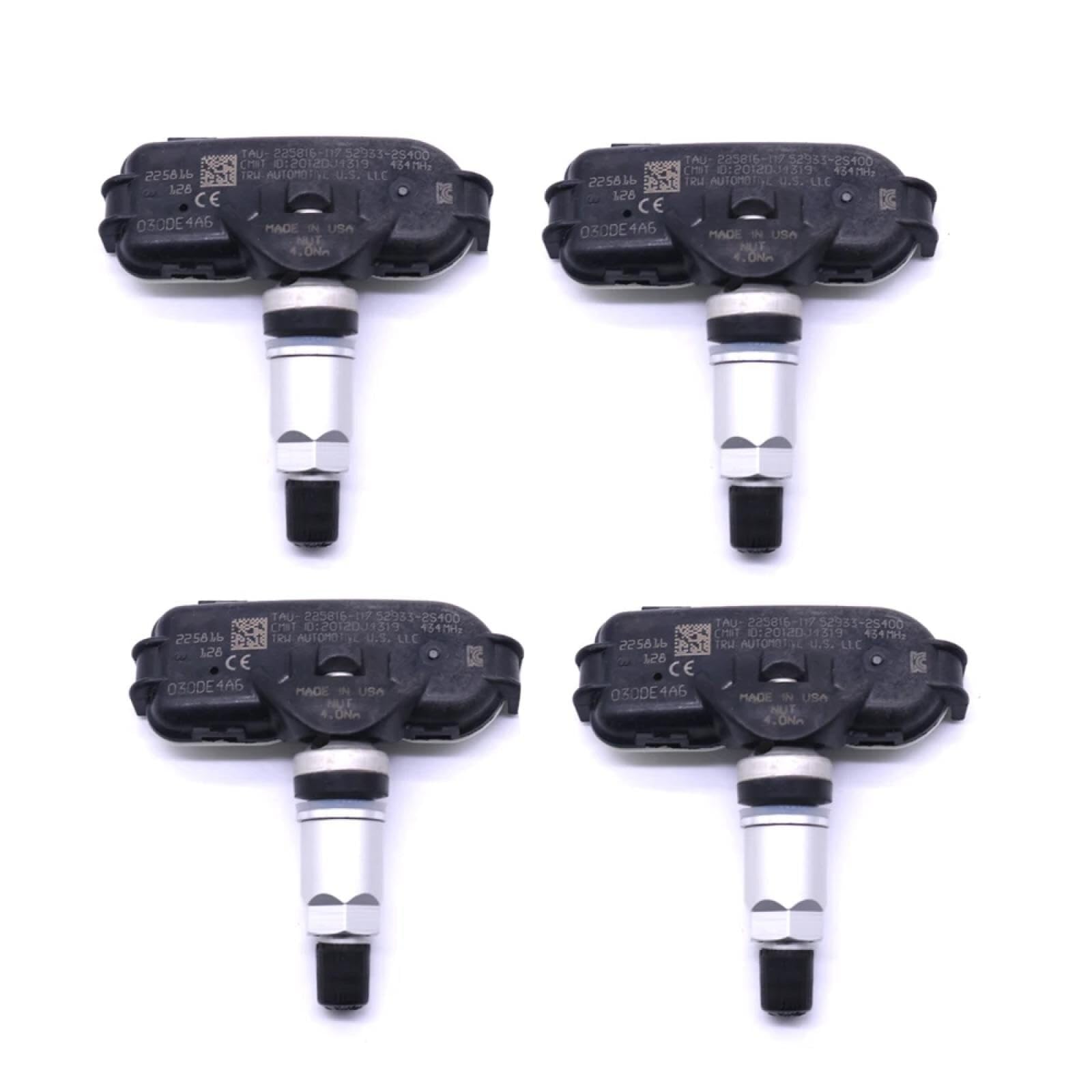 YDCNMM Reifendrucksensoren TPMS Reifendrucksensor 1/4 Stück 52933-2S400 2014–2015 for Sportage-Reifendrucksystem(4PCS) von YDCNMM