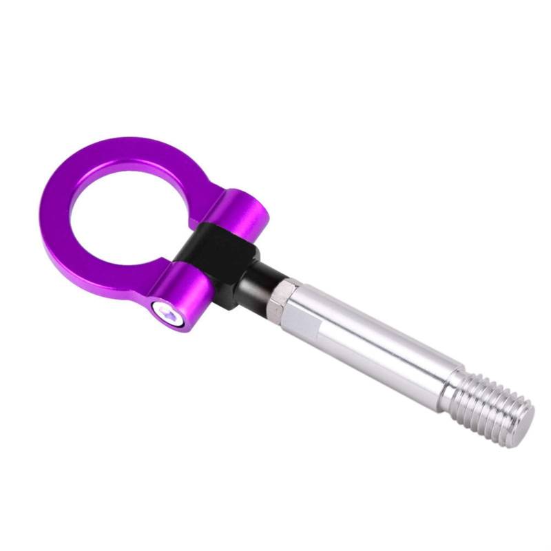 Abschleppstange,Abschlepphaken Aluminium-Abschlepphaken-Ring-Kit Auf Dem Vorderen Hinteren Anhängerhaken-Ring Passend Für 08 Benz RS-TH008-9(Purple) von YDFJKKL