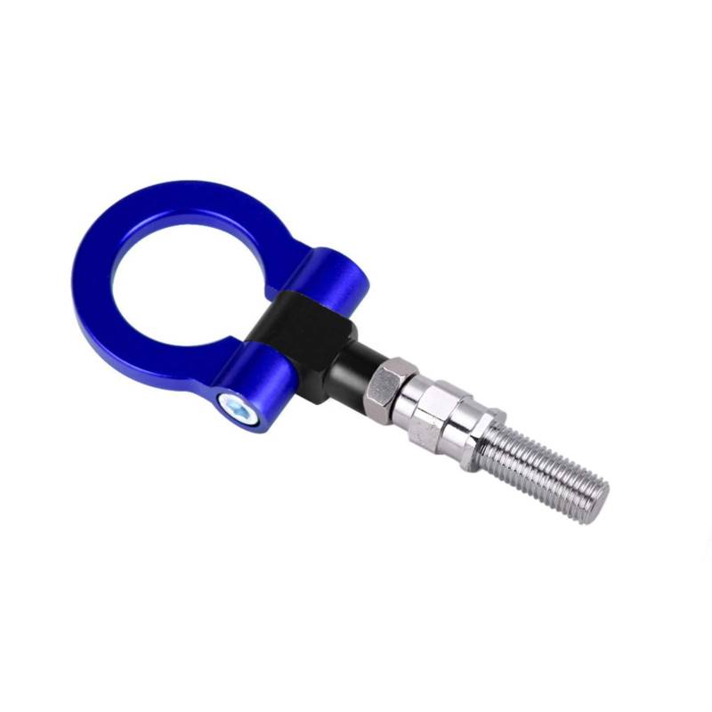 Abschleppstange,Abschlepphaken Aluminium-Abschlepphaken-Ring-Kit Universal-Anhängerhaken Eye Towing Buntes Passend Für Die Meisten BYD(Blue) von YDFJKKL