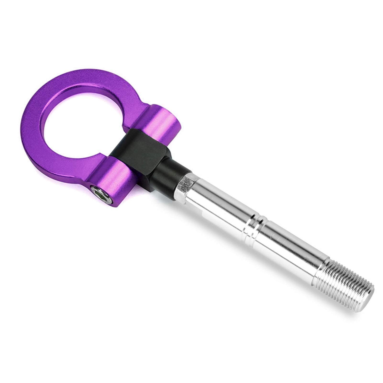 Abschleppstange,Abschlepphaken Aluminiumauto Front Tow Haken Anhänger Ring Fit(Purple) von YDFJKKL