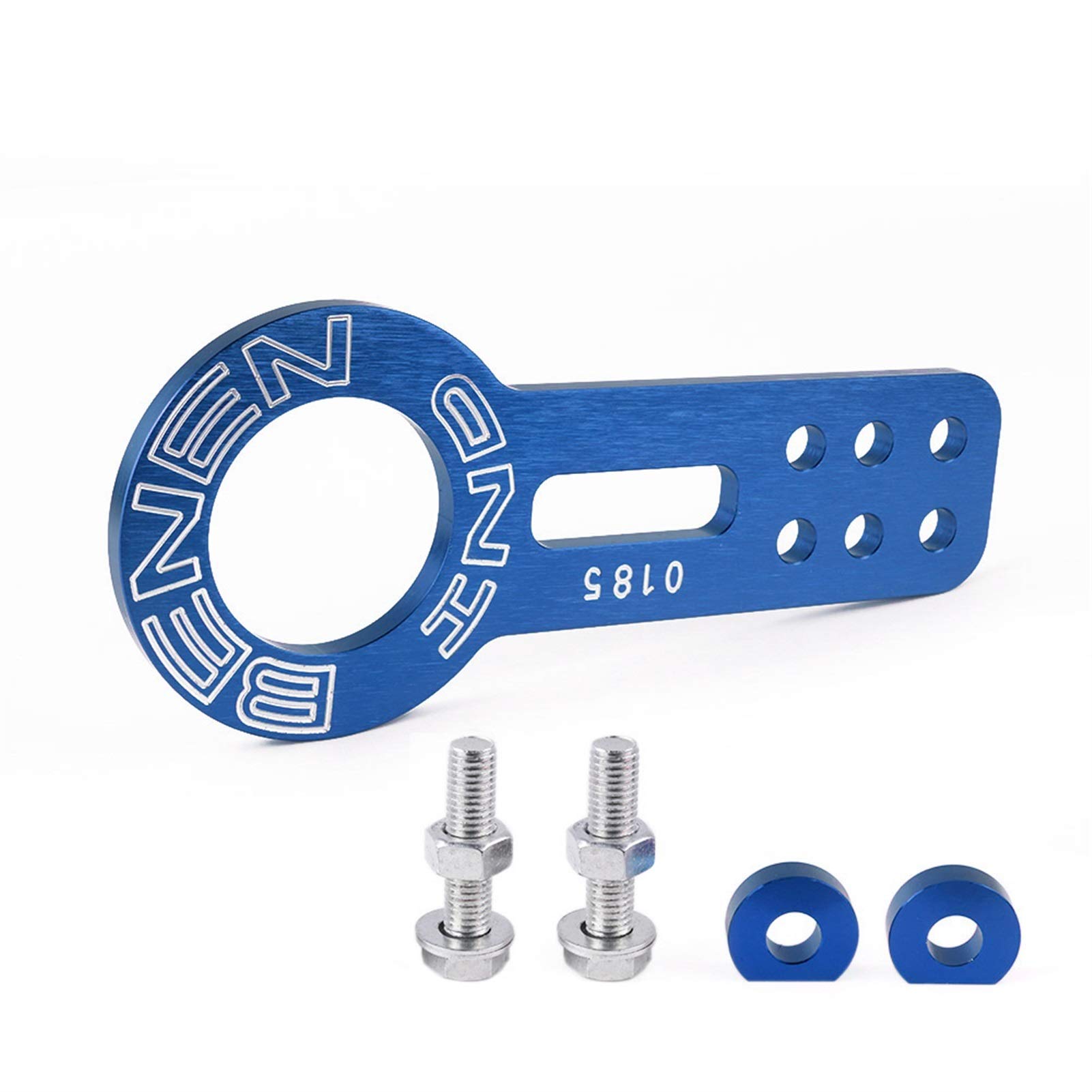 Abschleppstange,Abschlepphaken Aluminiumauto-Front-Tow-Haken-Fit Für Auto-Auto-Anhänger-Ring-Stil Eloxiert Bunt(Blue) von YDFJKKL