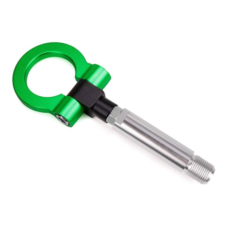 Abschleppstange,Abschlepphaken Ankunft Rennspindel Aluminium-Zughaken-Ring-Kit(Green) von YDFJKKL