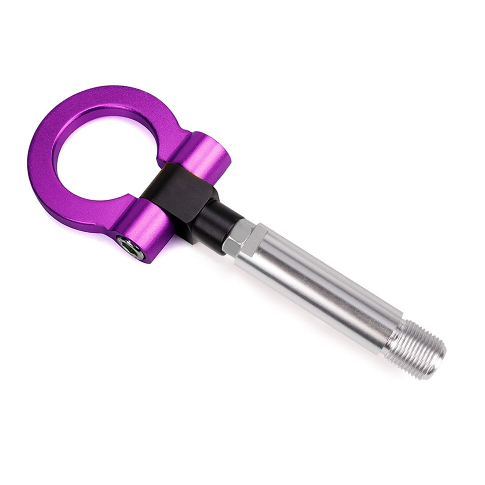 Abschleppstange,Abschlepphaken Ankunft Rennspindel Aluminium-Zughaken-Ring-Kit(Purple) von YDFJKKL