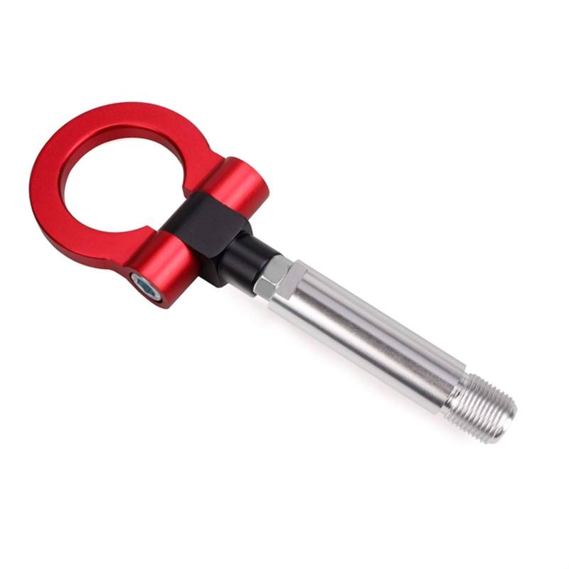 Abschleppstange,Abschlepphaken Ankunft Rennspindel Aluminium-Zughaken-Ring-Kit(Red) von YDFJKKL