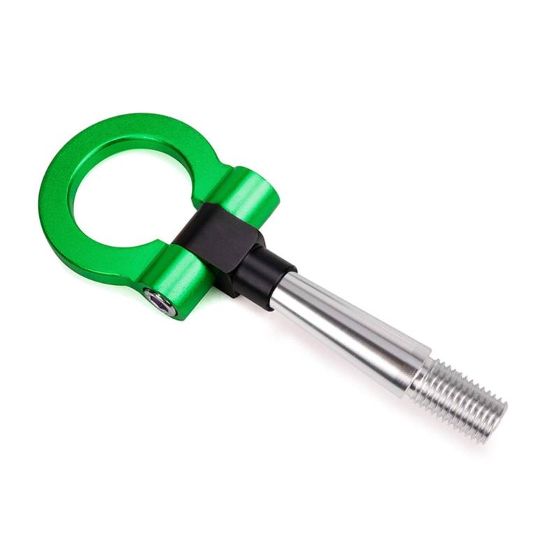 Abschleppstange,Abschlepphaken Rennschraube Aluminium CNC Front Tow Hook Anhänger Passend Für Mitsubishi Lancer 2008-2011 RS-TH008-4(Green) von YDFJKKL