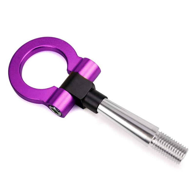 Abschleppstange,Abschlepphaken Rennschraube Aluminium CNC Front Tow Hook Anhänger Passend Für Mitsubishi Lancer 2008-2011 RS-TH008-4(Purple) von YDFJKKL