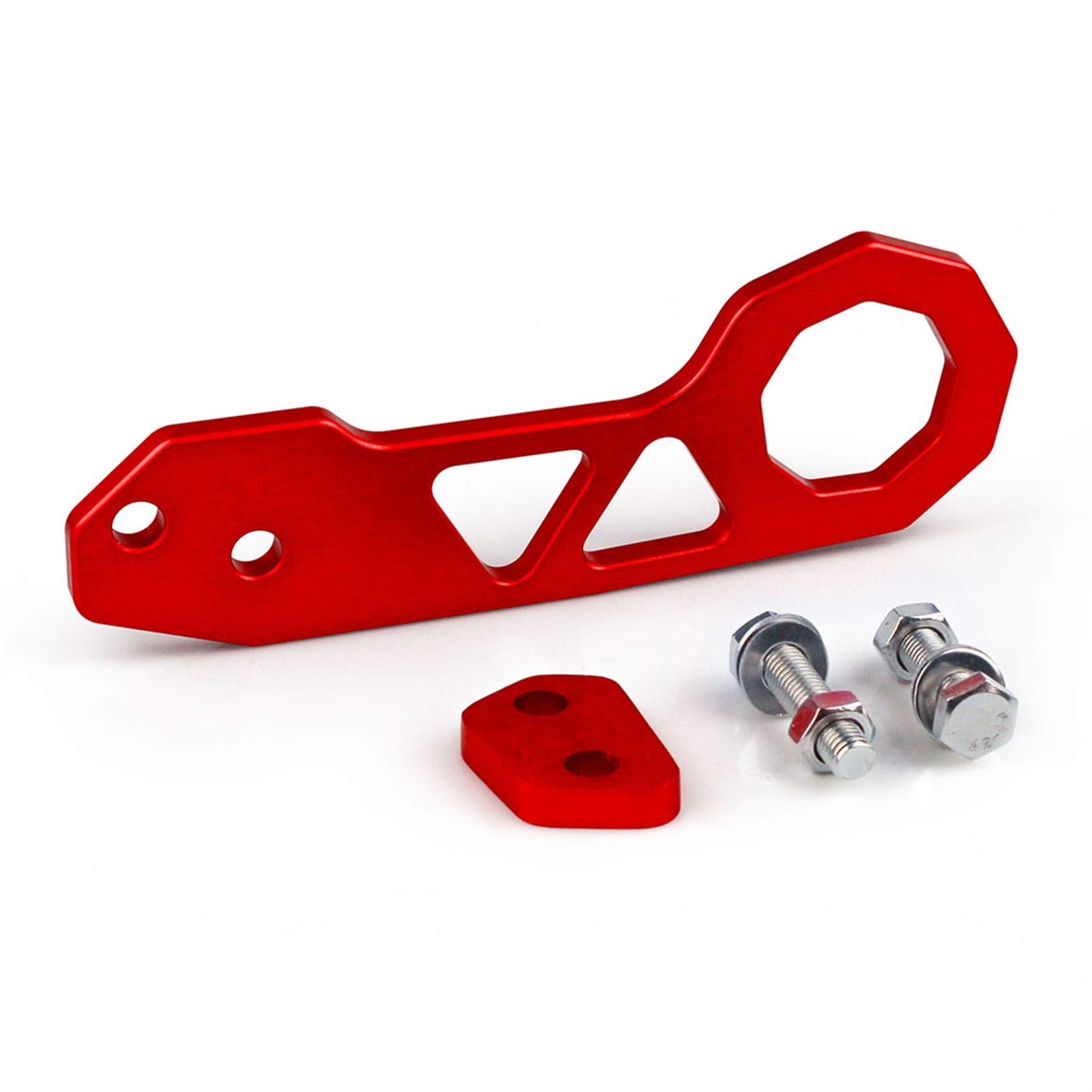 Abschleppstange,Abschlepphaken Rennsport Heckklaken Aluminium Heckhackhaken(Red) von YDFJKKL