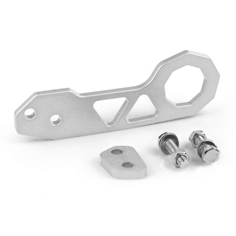 Abschleppstange,Abschlepphaken Rennsport Heckklaken Aluminium Heckhackhaken(Silver) von YDFJKKL