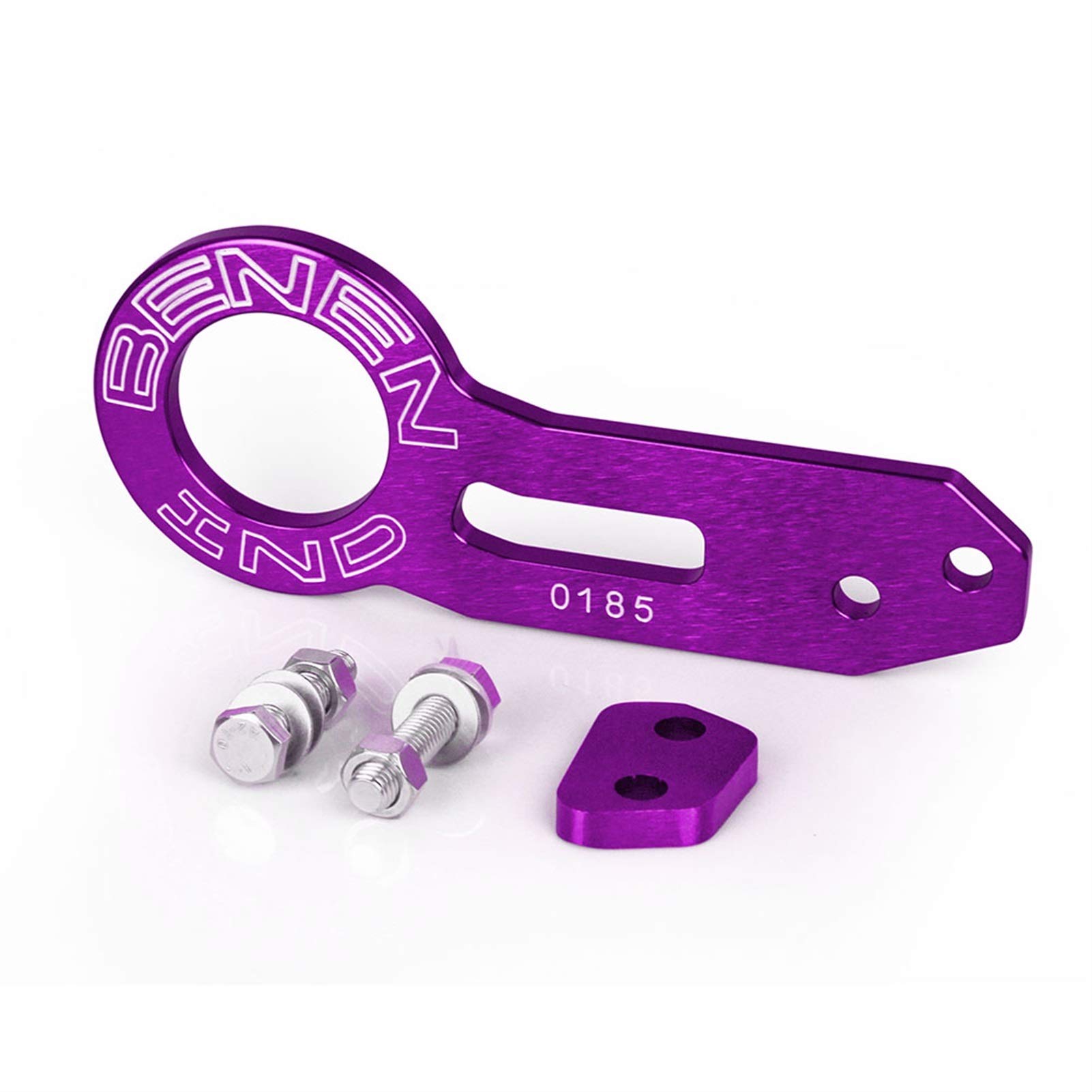 Abschleppstange,Abschlepphaken Set Universal Aluminiumlegierung Racing Heckhackhaken Heckhackhaken(Purple) von YDFJKKL