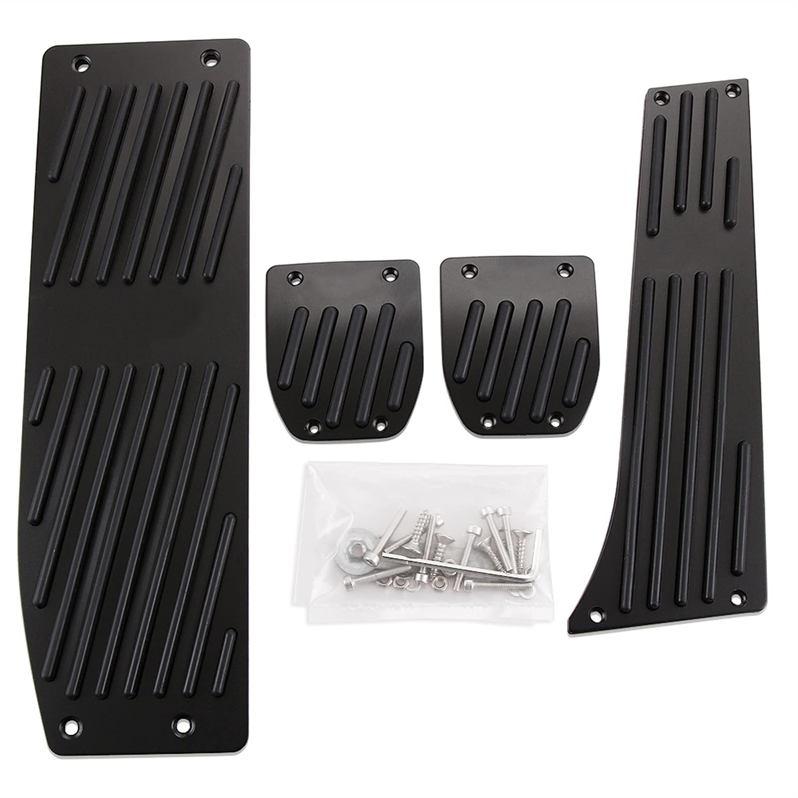 Pedalkappen,Autopedal Auto Gasbremsfußpedale Pedalabdeckung Passend für BMW F30 F10 F20 E34 E39 E90 E60 E63 F12 E84 F25 1 3 5 6 x1 x3 x5 Serie LHD(Black mt) von YDFJKKL