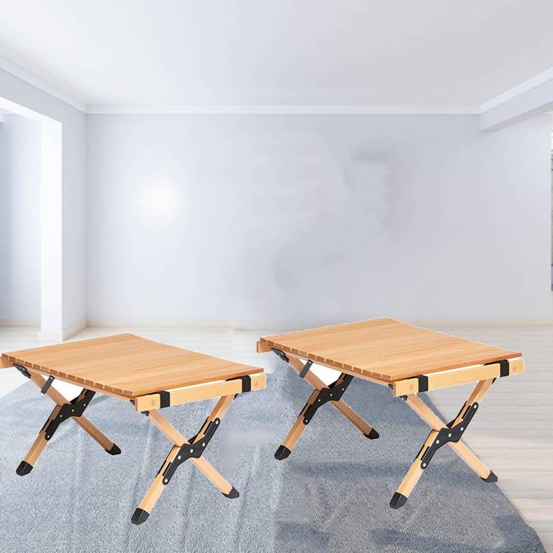 Haushaltsgegenstände Falten Kofferrahmen 2er-Pack klappbarer Kofferständer aus Holz – Gepäckständer for Hotelzimmer, Gästehaus, Gepäckständer, Halterungstisch(A,90 * 60 * 43cm) von YDHSIKK