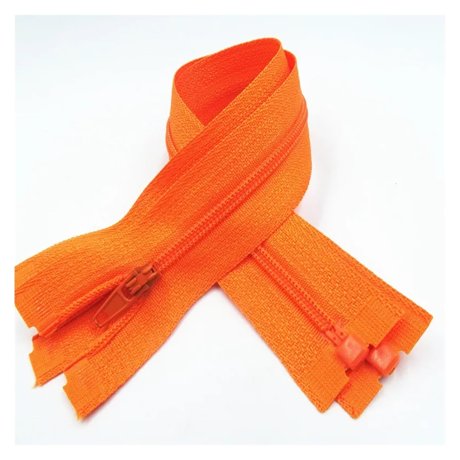 Öffnung des Reparaturverschlusses Reißverschluss, 5 Stück, offenes Ende, 20–60 cm, geeignet for den Nähprozess von Kleidungsstücken(Orange,60CM-5PCS) von YDHSIKK